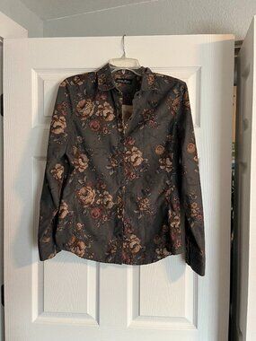 North River Outfitter Medium long sleeve snap down front shirt